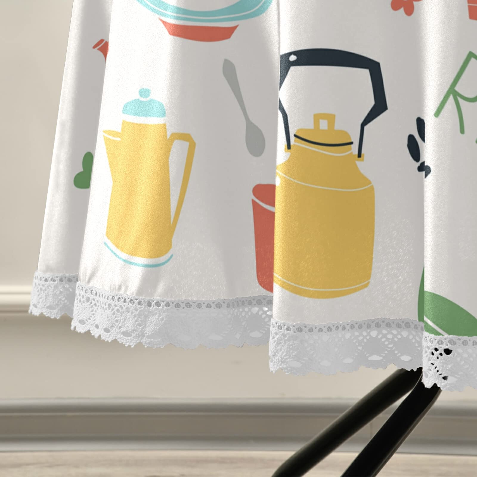 Kcldeci Table Cloth, Kitchenware Round Table Cover Tablecloth Washable Dining Decorative For Holiday Home Christmas Party Picnic